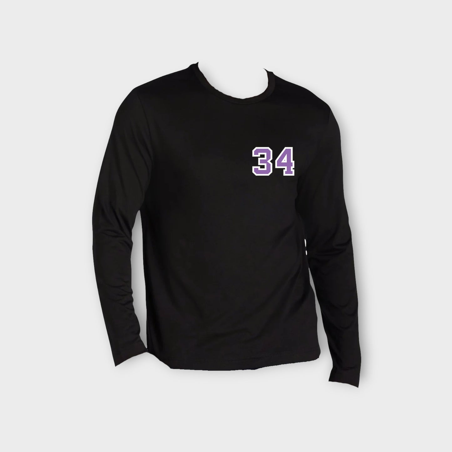 Sports team flag shirt with player number