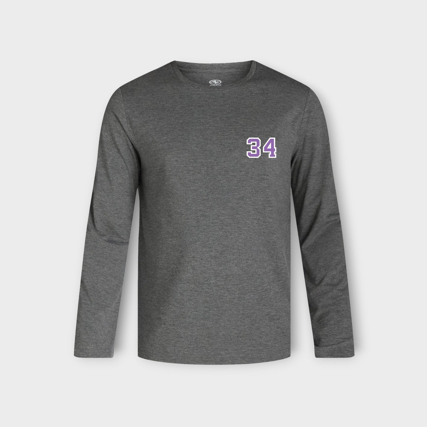 Sports team flag shirt with player number